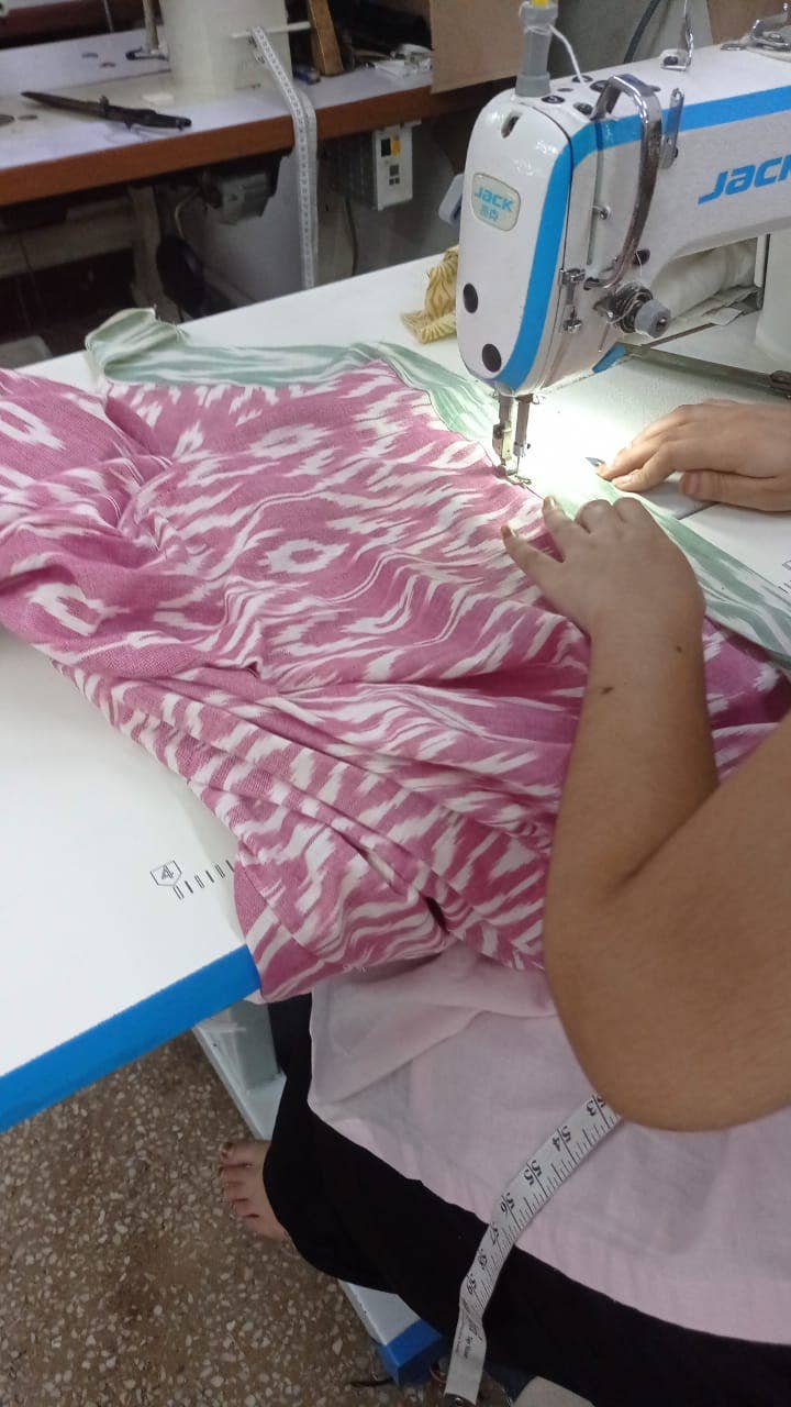 XL Handwoven Ikat Kimono (Shakti)